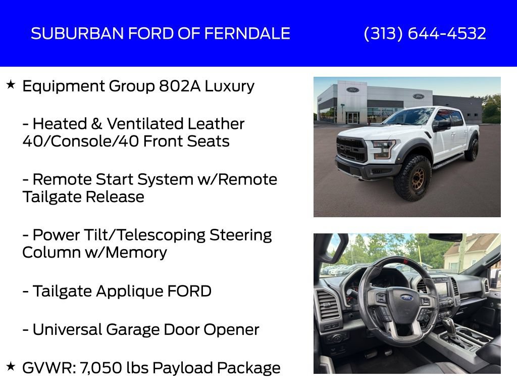 Used 2019 Ford F150 Raptor w/ Equipment Group 802A Luxury AWD/4WD image 21