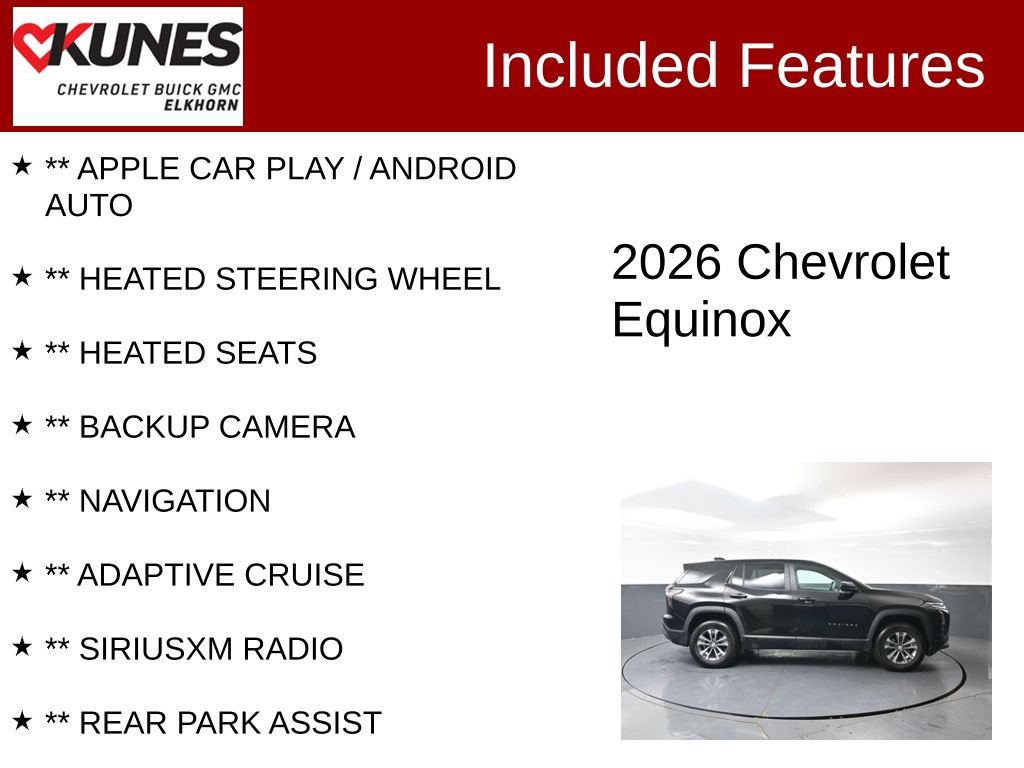 Used 2026 Chevrolet Equinox LT AWD/4WD image 2