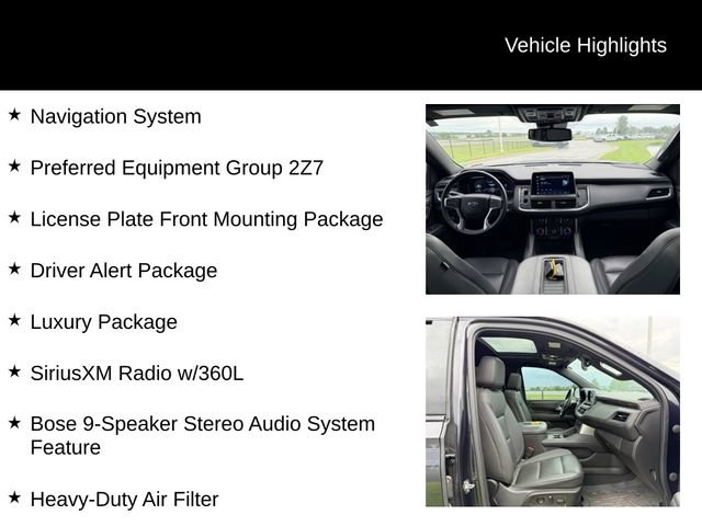 Certified 2023 Chevrolet Suburban Z71 w/ Luxury Package AWD/4WD image 12