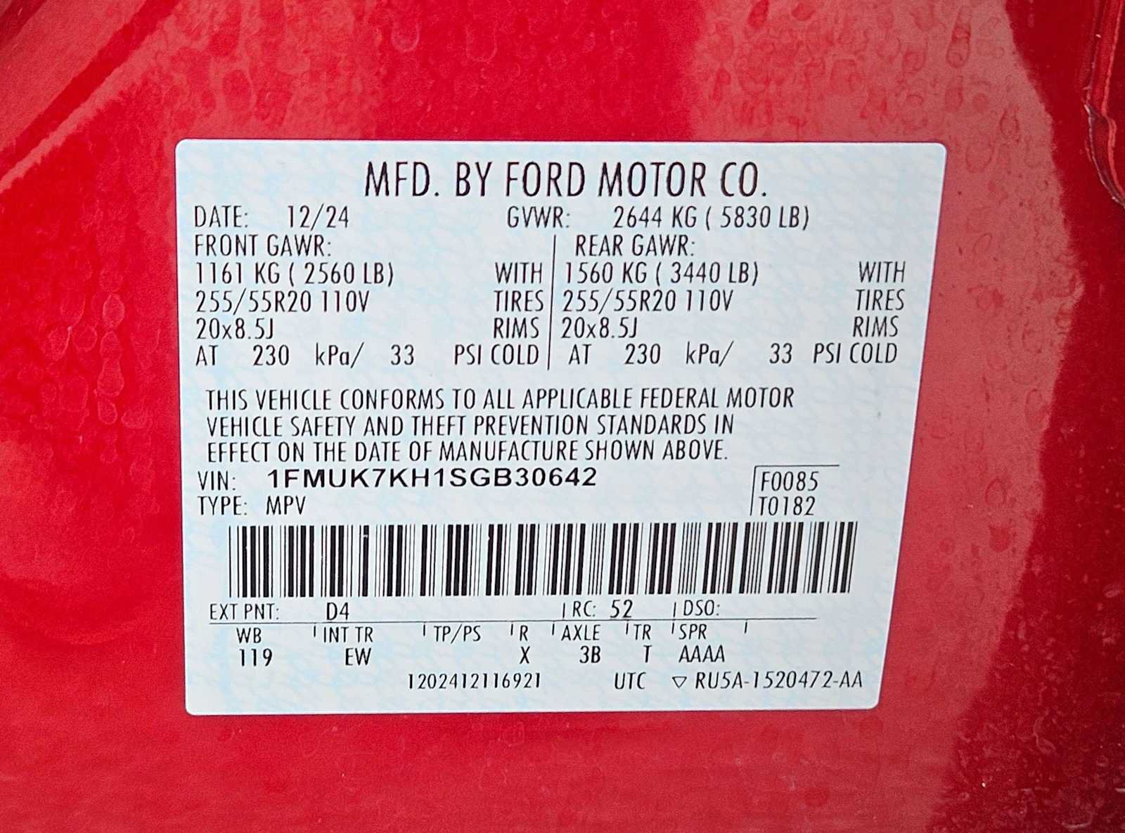 Used 2025 Ford Explorer ST-Line RWD image 27