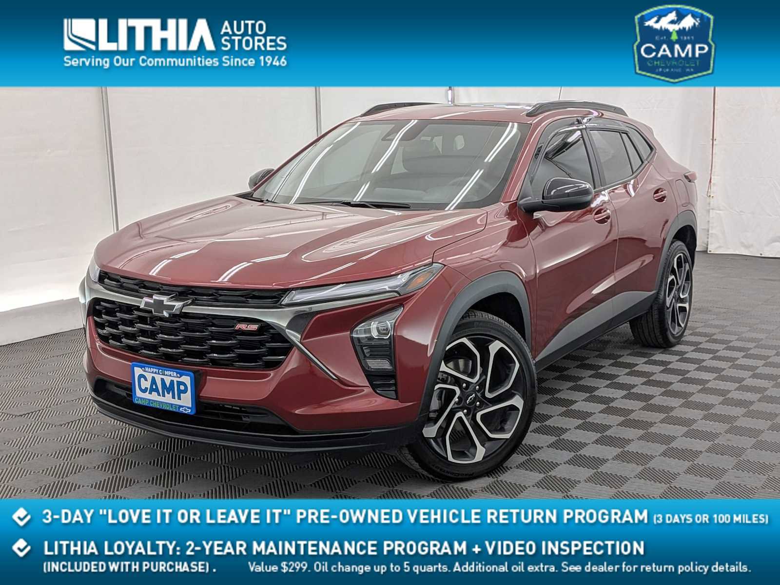 Used 2025 Chevrolet Trax RS w/ Sunroof Package FWD video 1