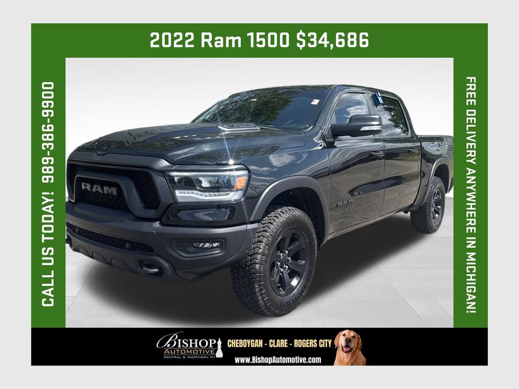 Used 2022 RAM 1500 Rebel w/ Rebel Level B Equipment Group AWD/4WD 360° Tour