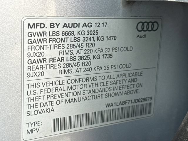 Used 2018 Audi Q7 3.0T Premium Plus w/ Premium Plus Package AWD/4WD image 26