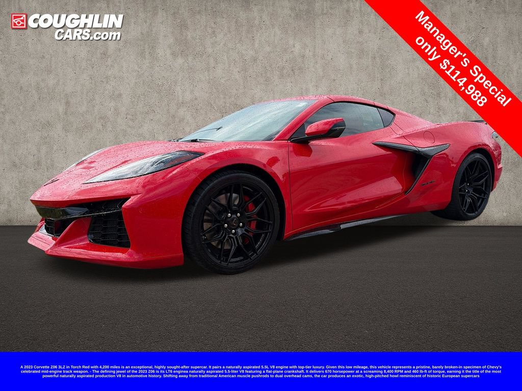 Used 2023 Chevrolet Corvette Z06 w/ Stealth Interior Trim Package RWD image 5