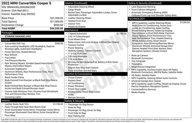 Used 2022 MINI Cooper S FWD image 33