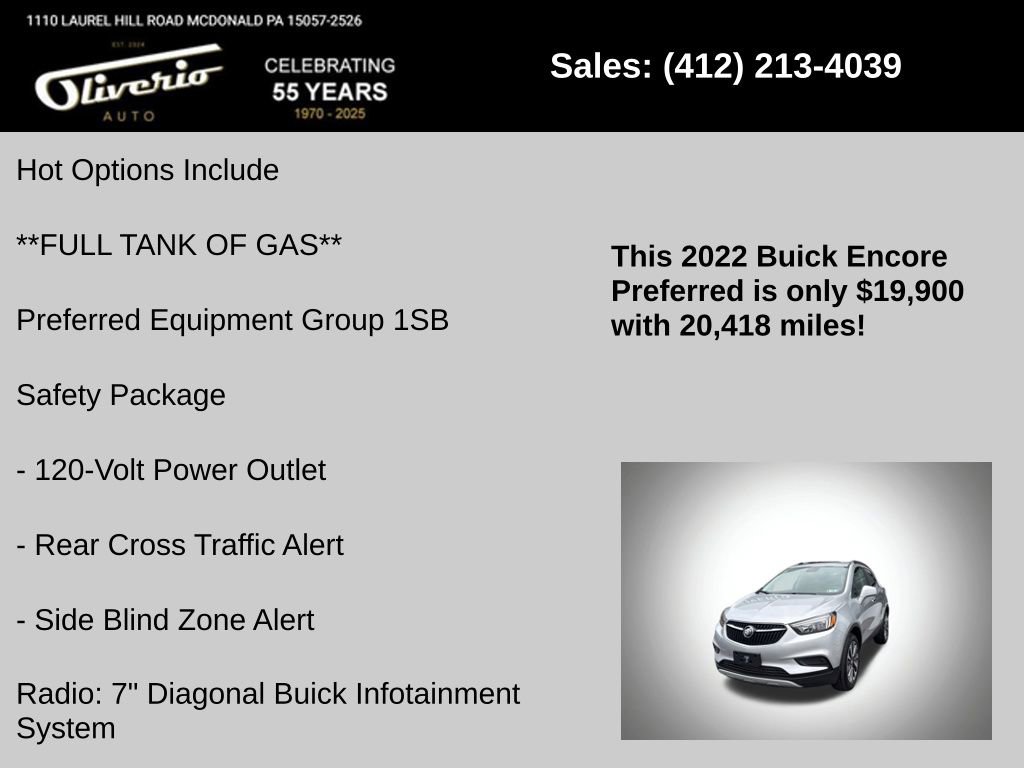 Used 2022 Buick Encore Preferred w/ Safety Package image 5