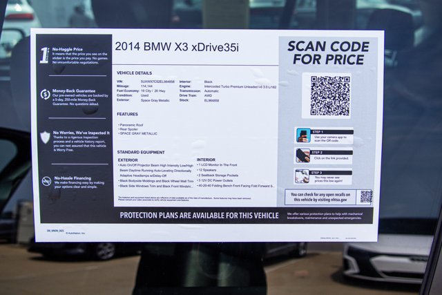 Used 2014 BMW X3 xDrive35i AWD/4WD image 29