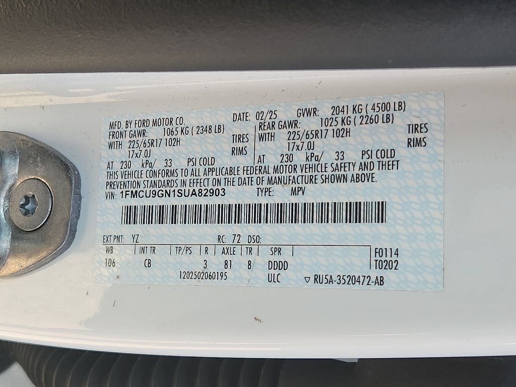 Used 2025 Ford Escape Active AWD/4WD image 26