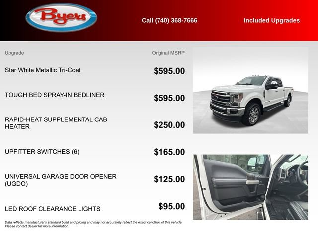 Used 2021 Ford F250 Lariat w/ Lariat Ultimate Package AWD/4WD image 6