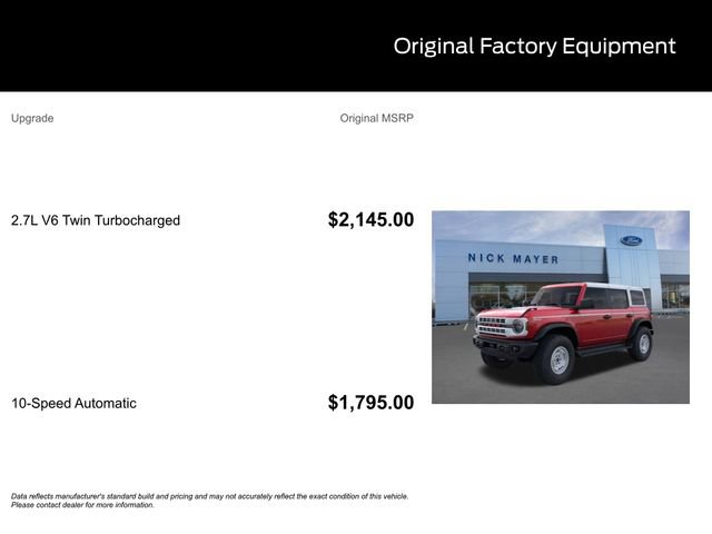 New 2025 Ford Bronco Heritage Edition image 9