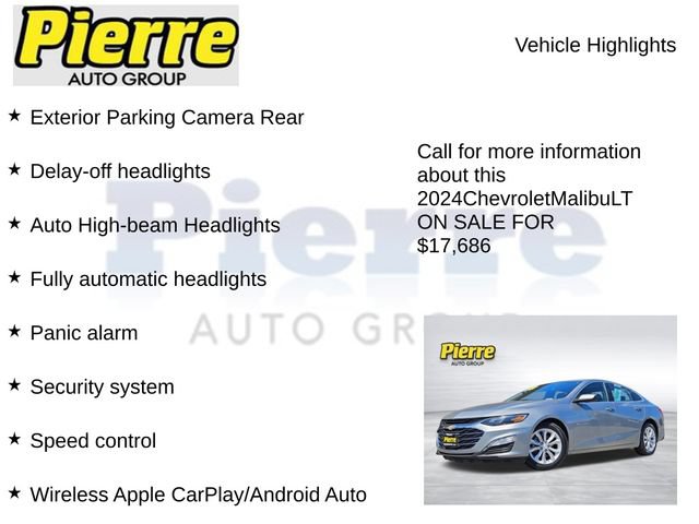 Used 2024 Chevrolet Malibu LT FWD image 22