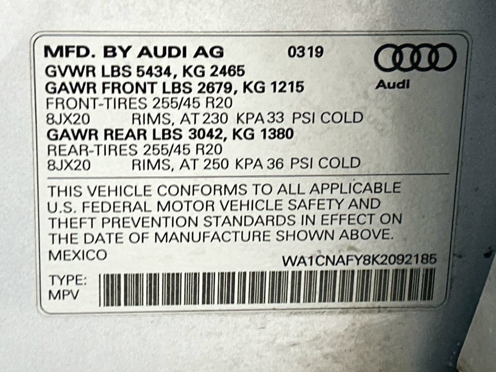 Used 2019 Audi Q5 Prestige w/ Prestige Package AWD/4WD image 34