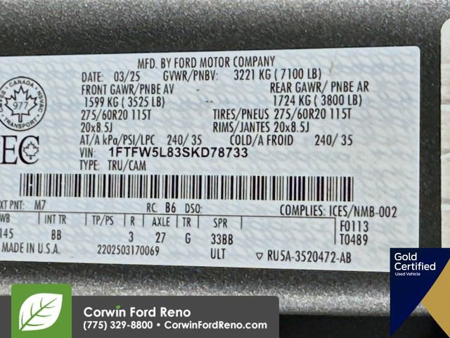 Certified 2025 Ford F150 Lariat image 37