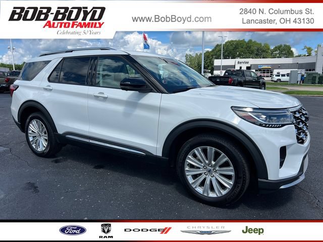 Certified 2025 Ford Explorer Platinum w/ LUX Leather Package