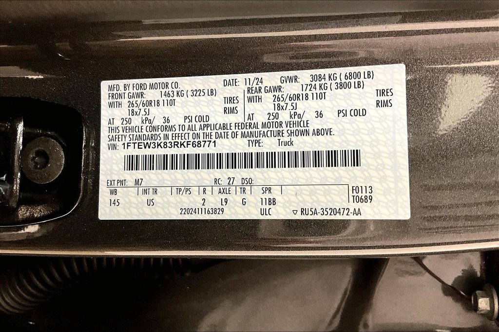 Used 2024 Ford F150 XLT w/ Mobile Office Package RWD image 20