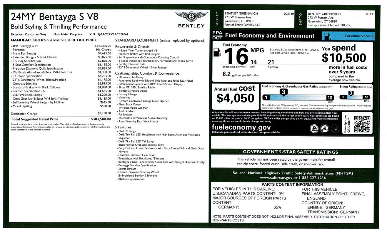 New 2024 Bentley Bentayga image 38