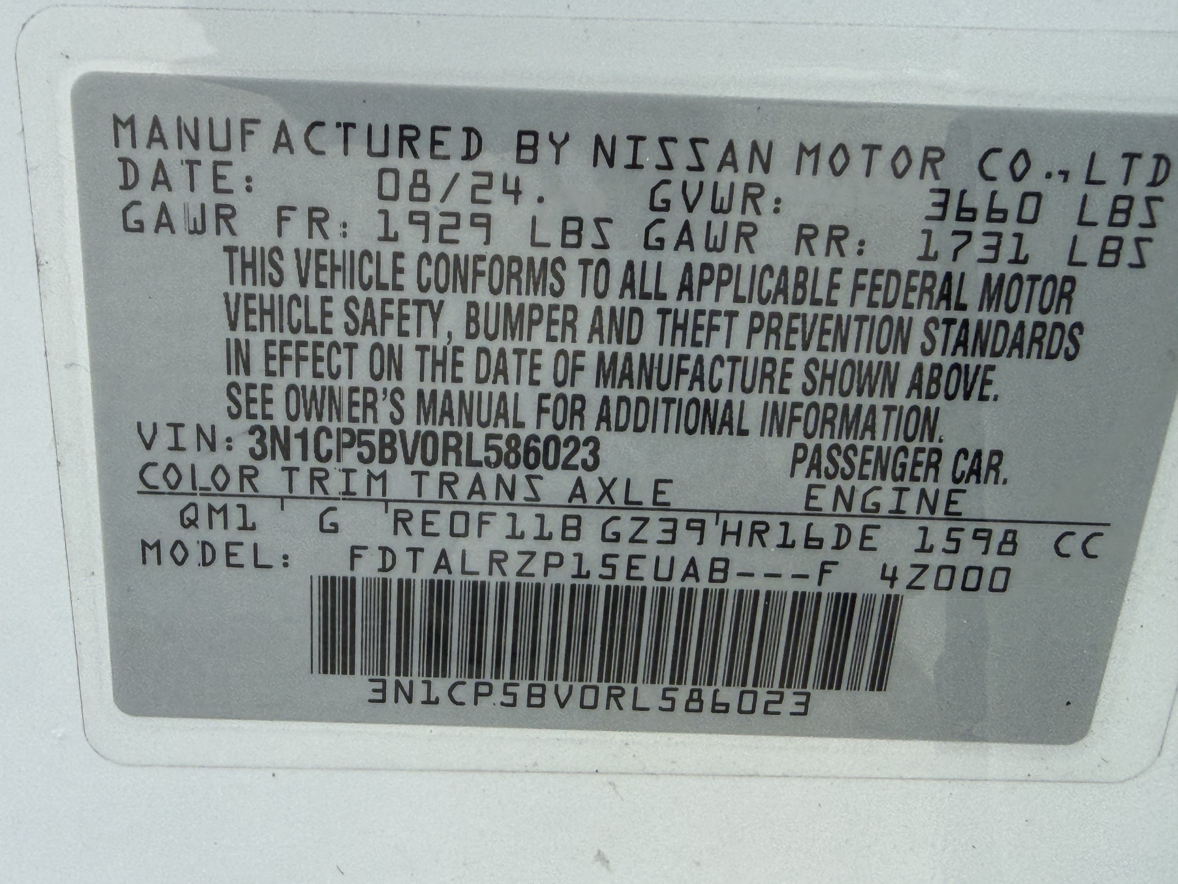 Used 2024 Nissan Kicks S FWD image 35
