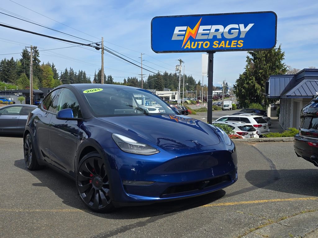 Used 2021 Tesla Model Y Performance AWD/4WD image 1