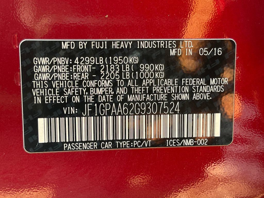 Used 2016 Subaru Impreza 2.0i AWD/4WD image 37