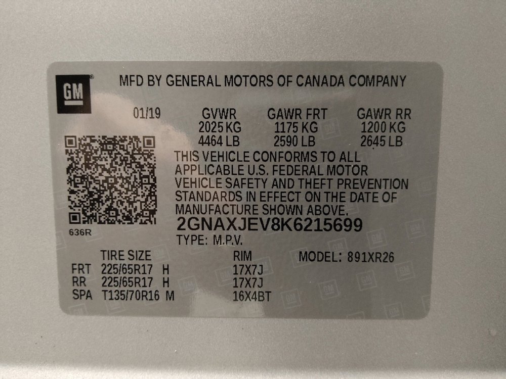 Used 2019 Chevrolet Equinox LT image 33