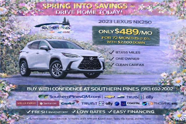 Used 2023 Lexus NX 250 FWD w/ Towing Package (2000 Lbs) image 2