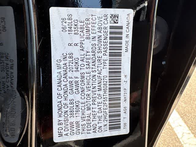 Used 2026 Honda Civic Sport image 24