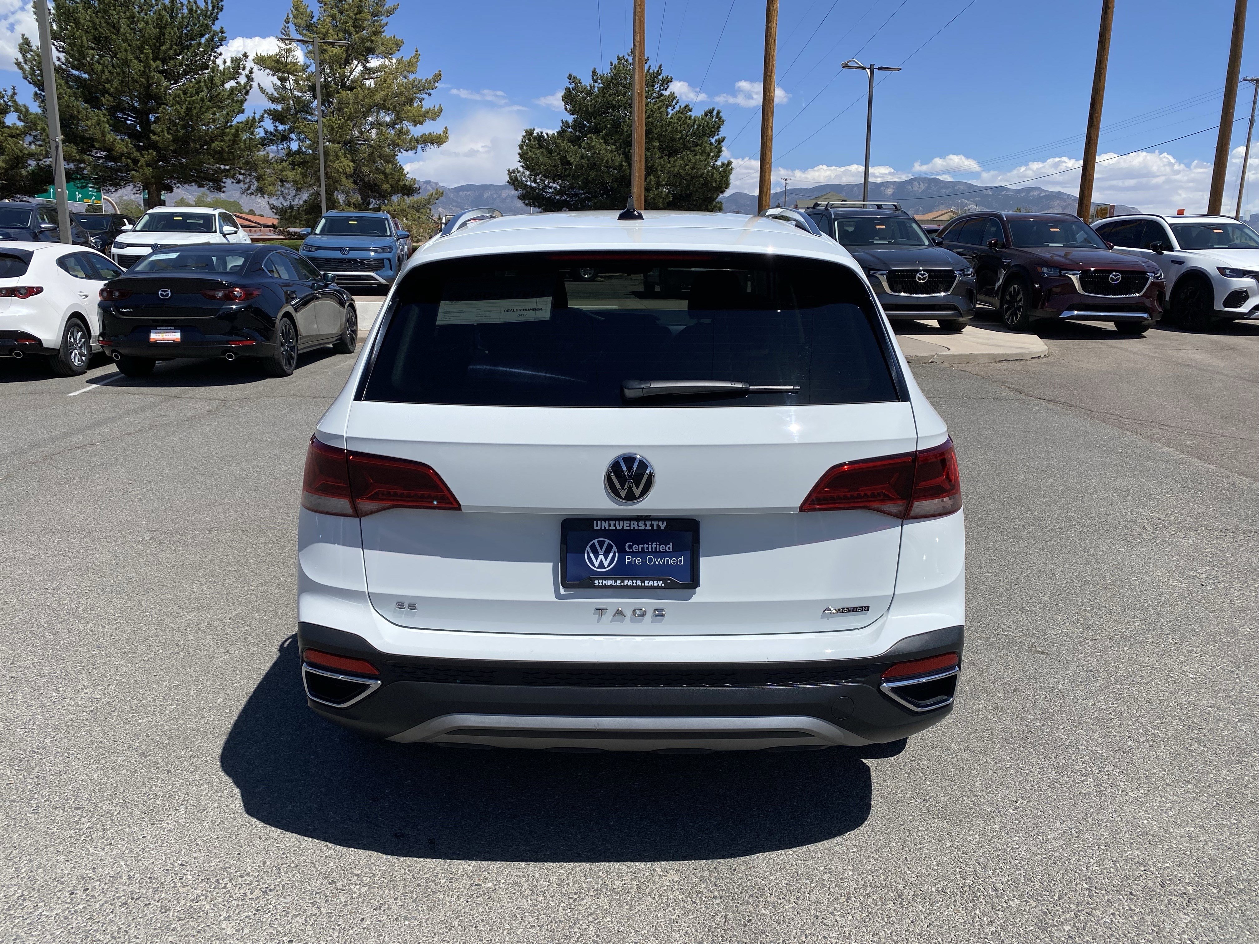 Certified 2023 Volkswagen Taos SE w/ Black Wheel Package AWD/4WD image 51