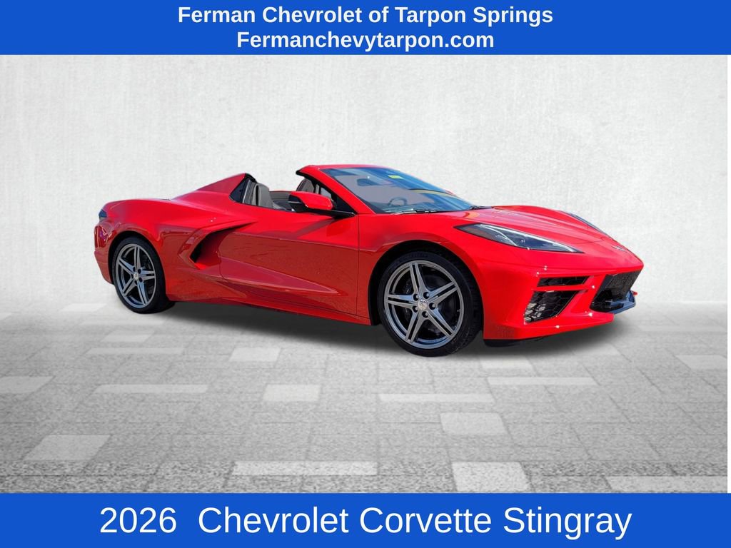 New 2026 Chevrolet Corvette Stingray Convertible w/ 1LT