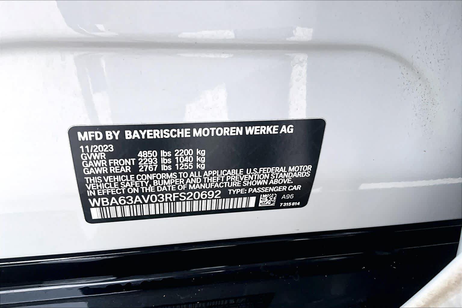 Used 2024 BMW 430i Gran Coupe w/ Convenience Package RWD image 32