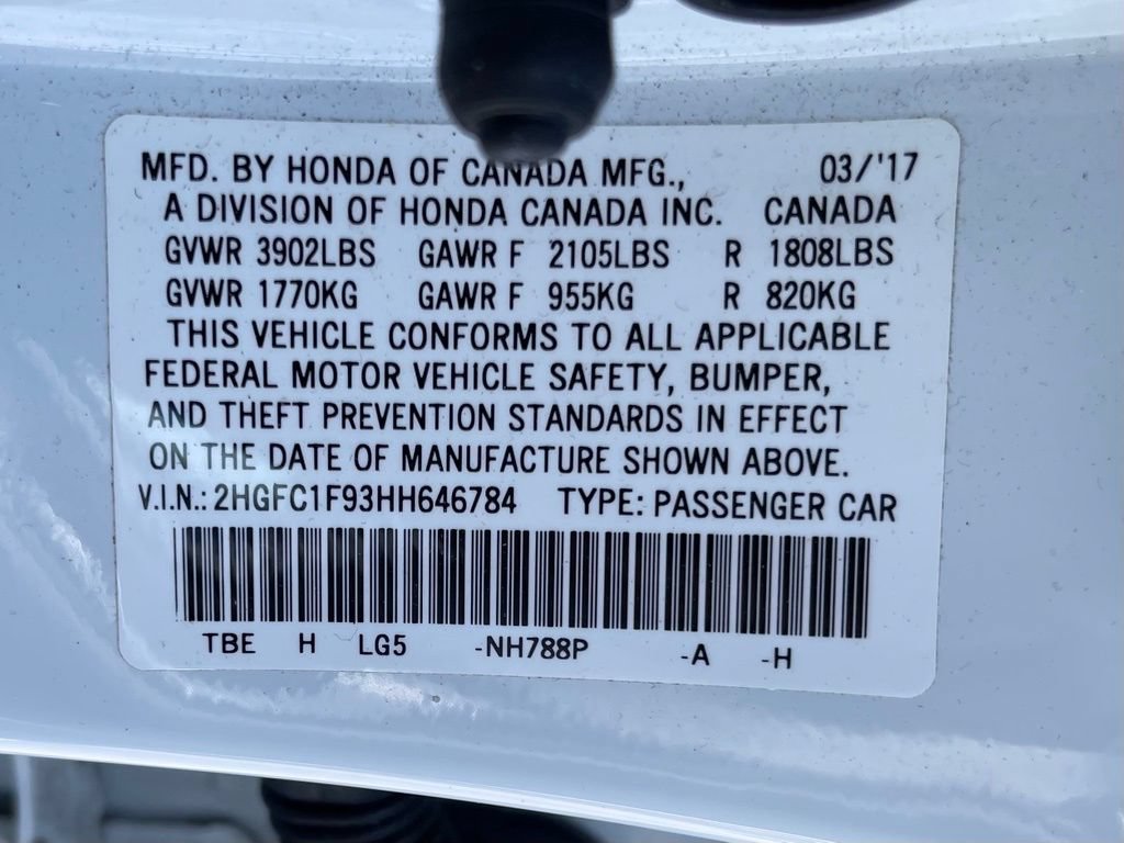 Used 2017 Honda Civic Touring image 14
