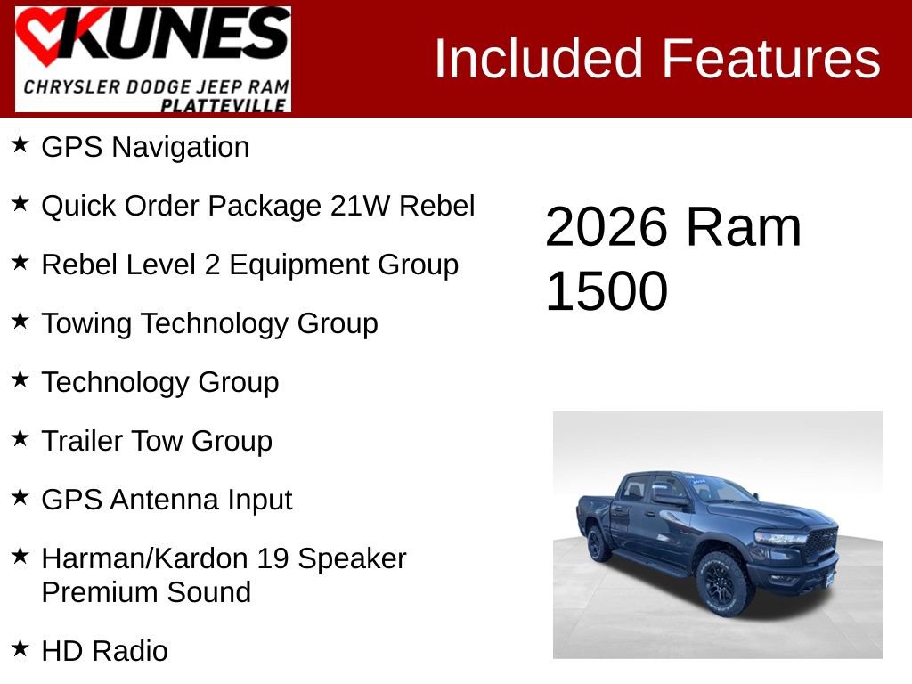 New 2026 RAM 1500 Rebel w/ Rebel Level 2 Equipment Group video 2