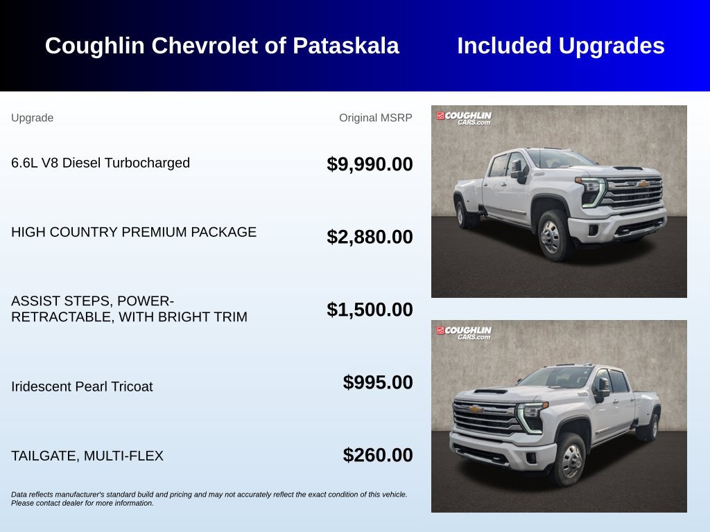 Used 2025 Chevrolet Silverado 3500 High Country w/ High Country Premium Package AWD/4WD image 3