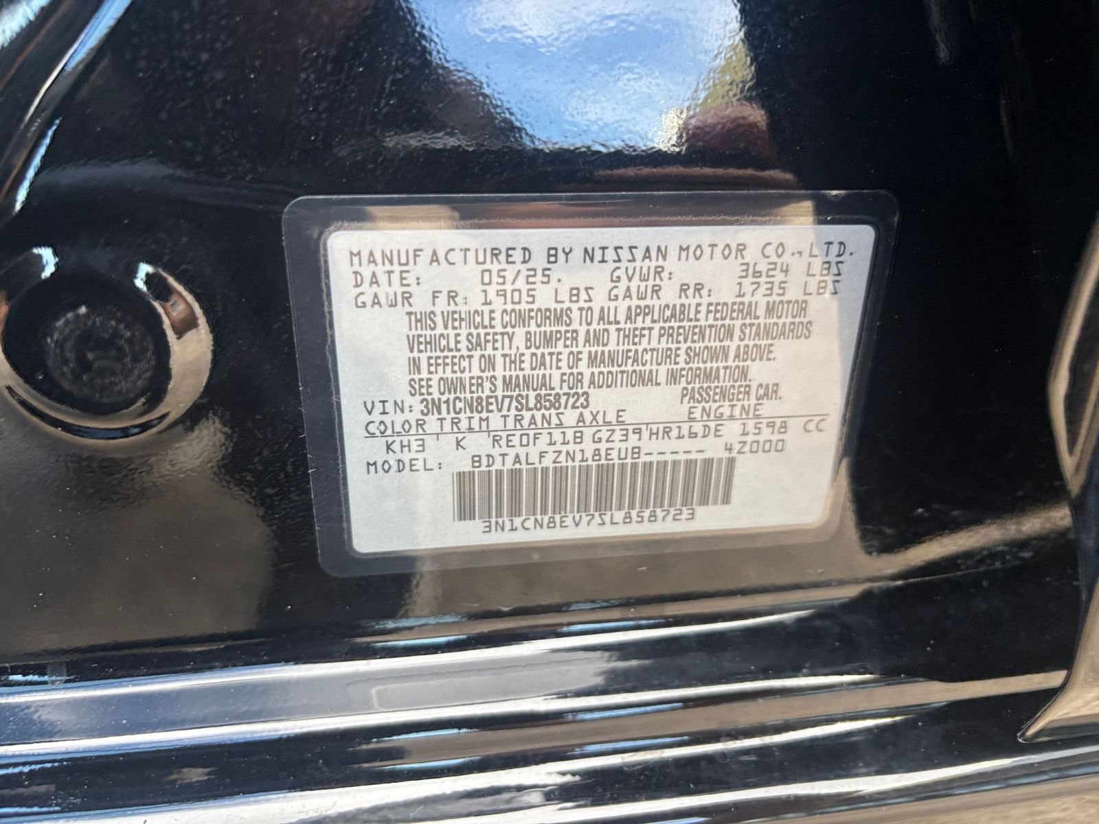 Used 2025 Nissan Versa SV FWD image 26