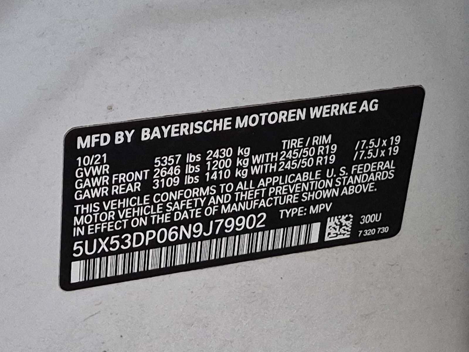 Used 2022 BMW X3 xDrive30i w/ Convenience Package AWD/4WD image 38