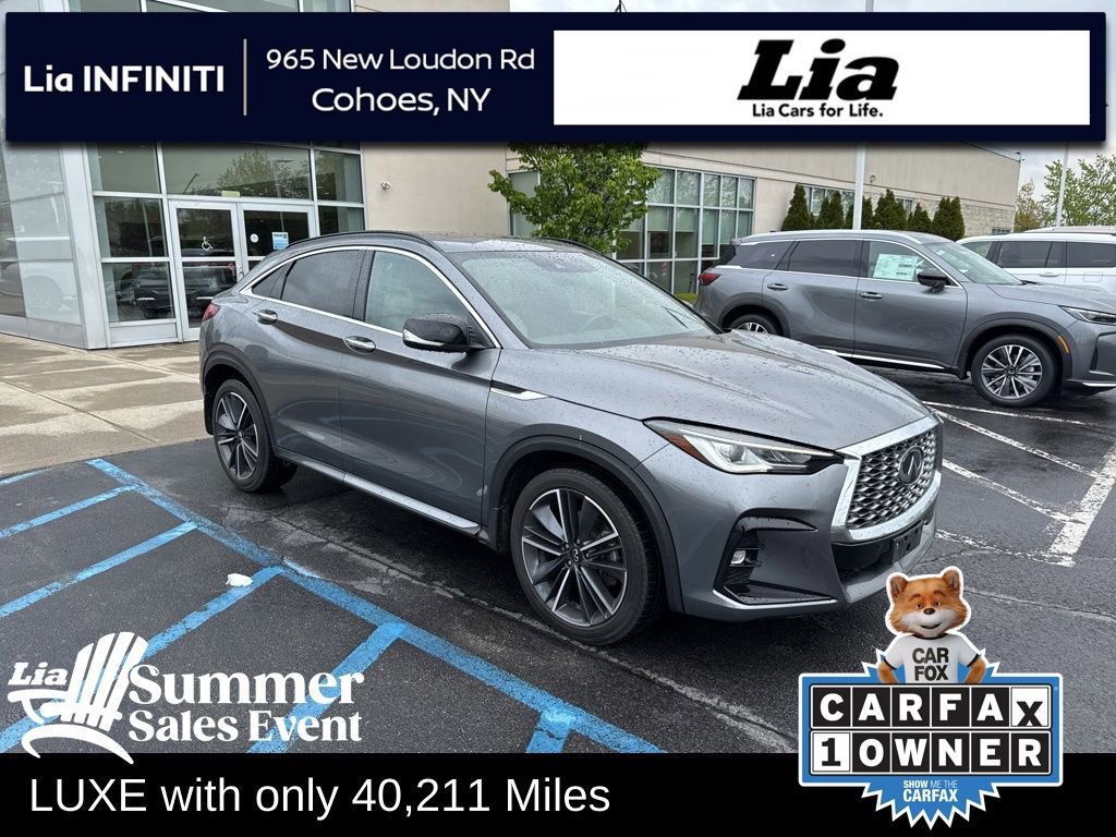 Certified 2023 INFINITI QX55 Luxe w/ Cargo Package