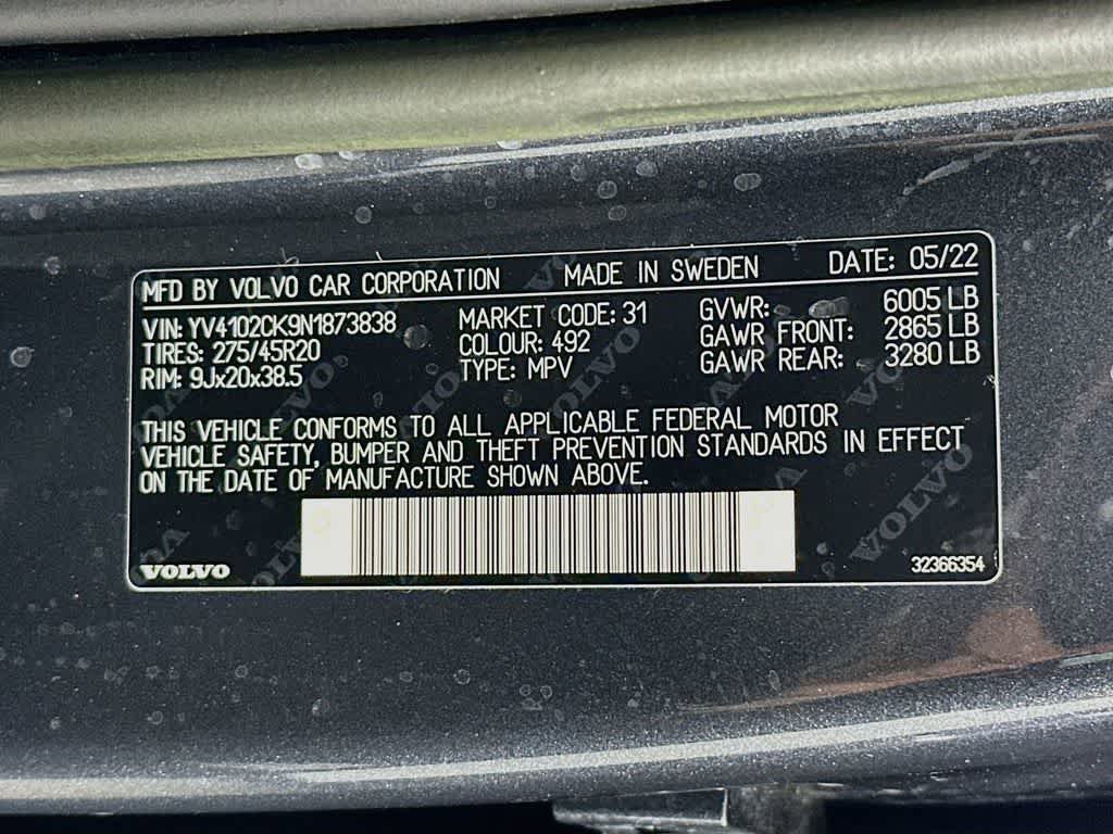 Used 2022 Volvo XC90 T5 Momentum w/ Advanced Package FWD image 22
