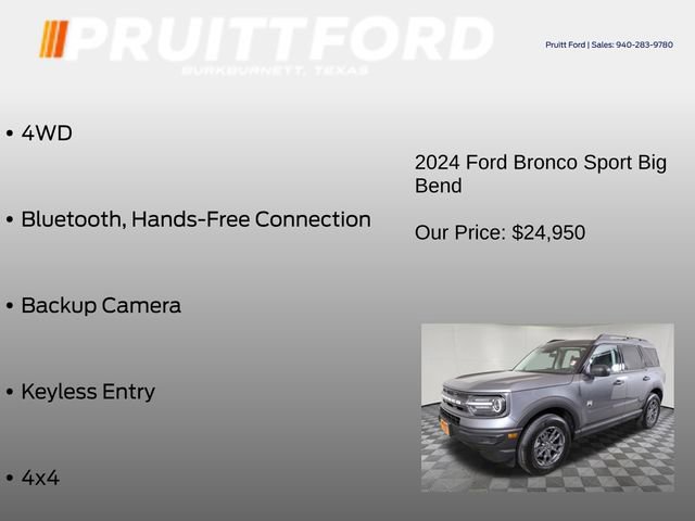 Used 2024 Ford Bronco Sport Big Bend image 6