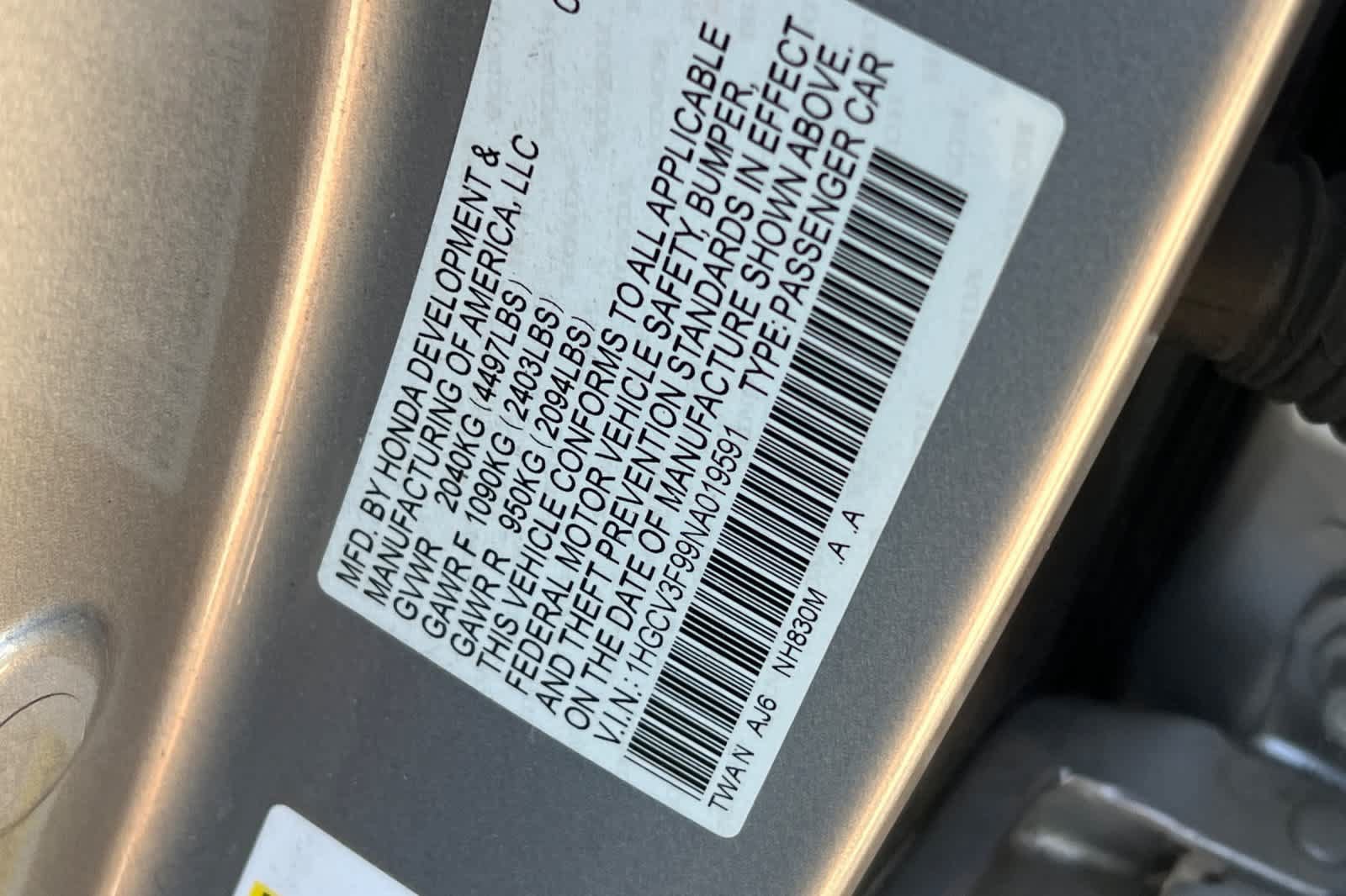 Used 2022 Honda Accord Touring image 29