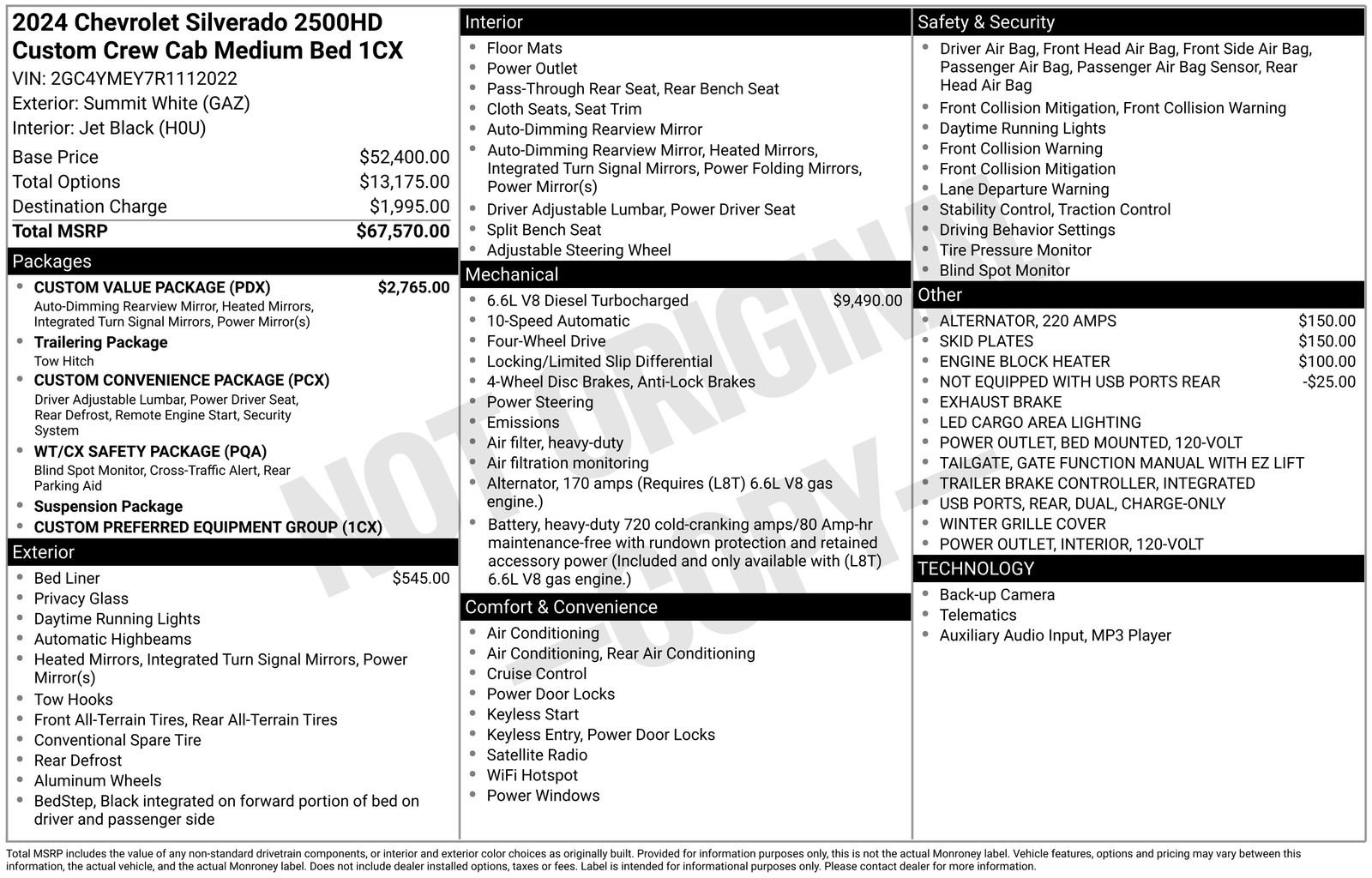 Used 2024 Chevrolet Silverado 2500 Custom w/ Custom Value Package AWD/4WD image 25