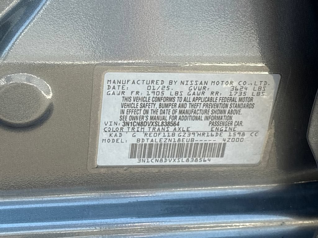 Used 2025 Nissan Versa S FWD image 30