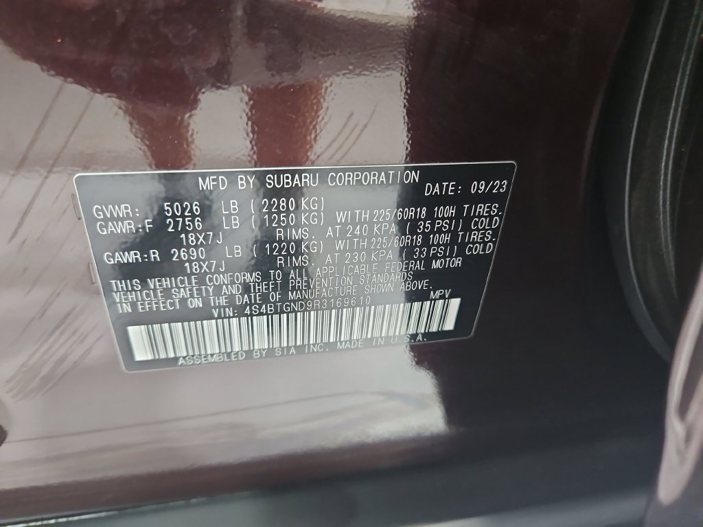 Certified 2024 Subaru Outback Limited XT AWD/4WD image 31