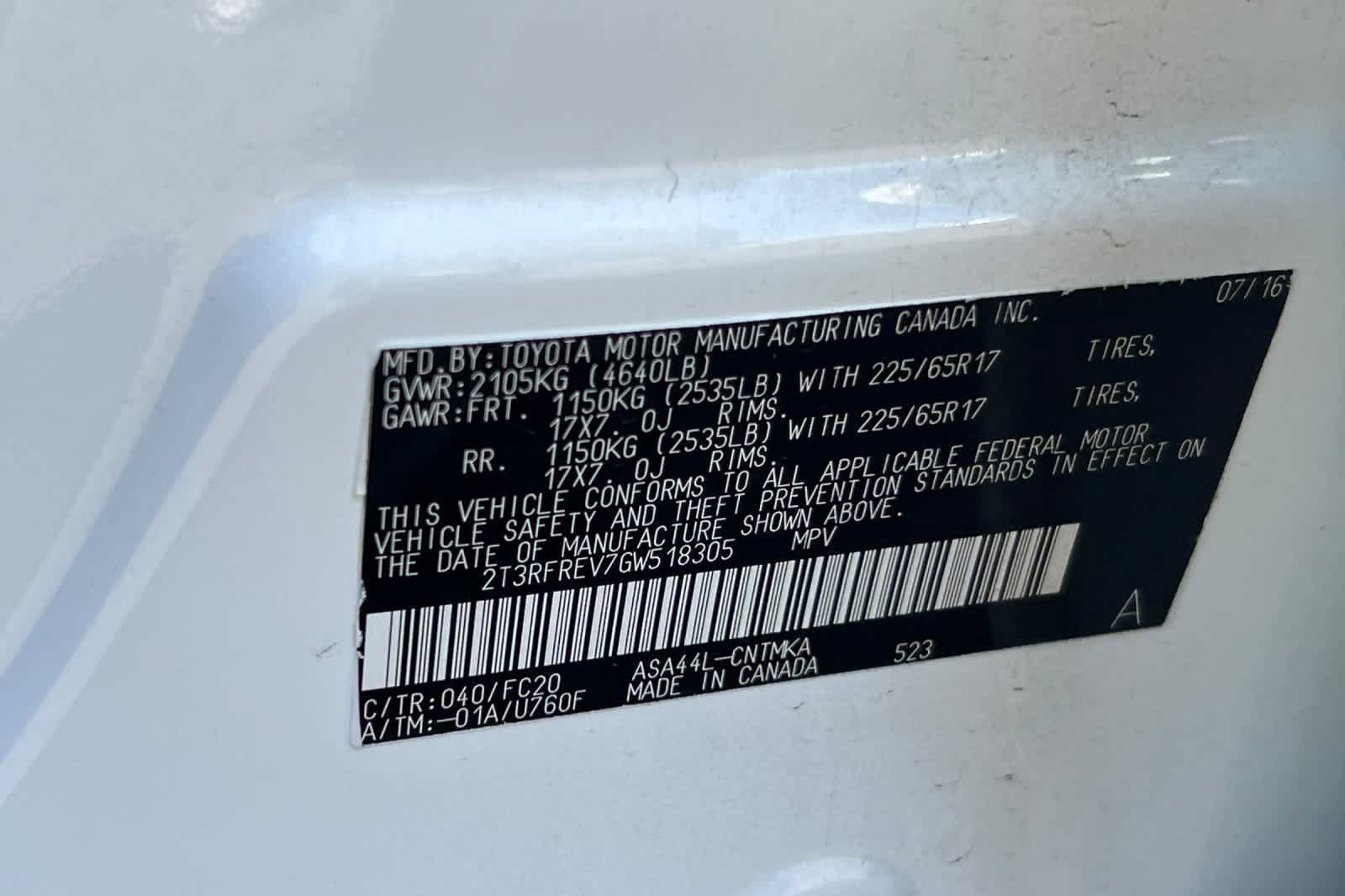 Certified 2016 Toyota RAV4 XLE AWD/4WD image 32