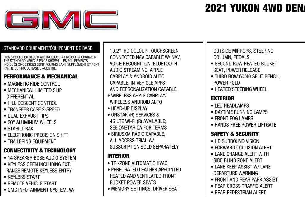 Used 2021 GMC Yukon Denali AWD/4WD image 3