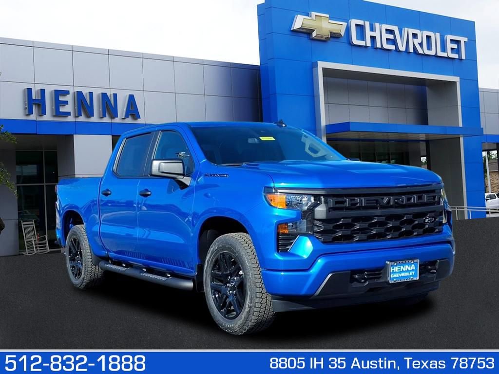 New 2026 Chevrolet Silverado 1500 Custom w/ Turbomax Blackout Package image 1