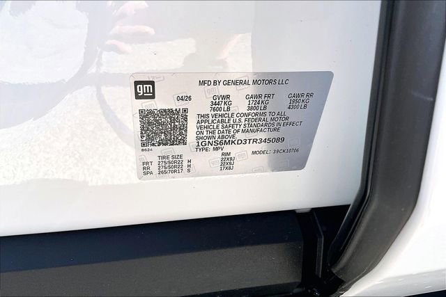 New 2026 Chevrolet Tahoe LS w/ LPO, Chrome Package AWD/4WD image 13