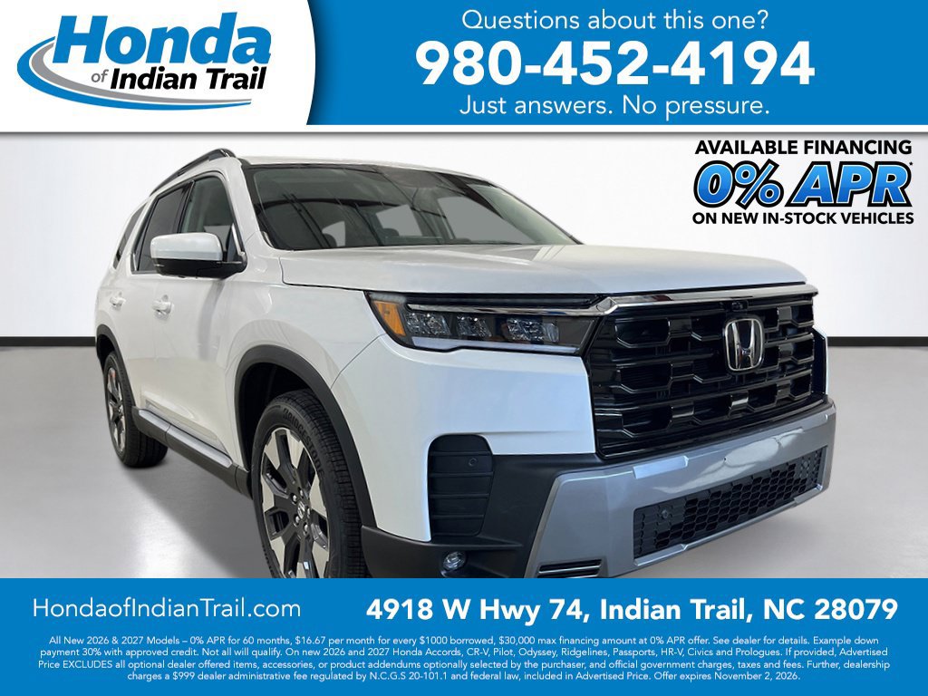 New 2026 Honda Pilot Elite 360° Tour