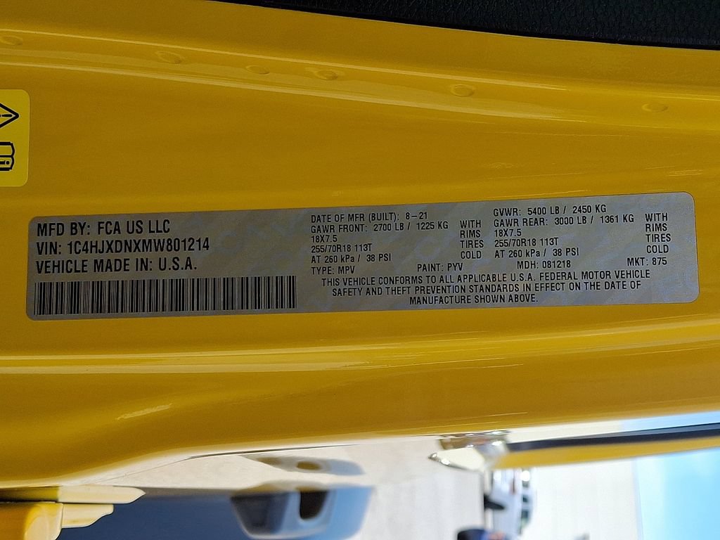 Used 2021 Jeep Wrangler Unlimited Sport AWD/4WD image 27