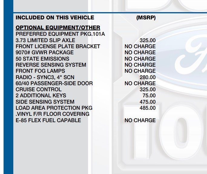 Used 2020 Ford Transit 250 Low Roof w/ Load Area Protection Package image 5