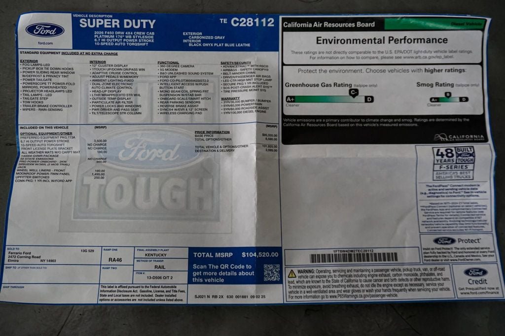 Used 2026 Ford F450 Platinum AWD/4WD image 97