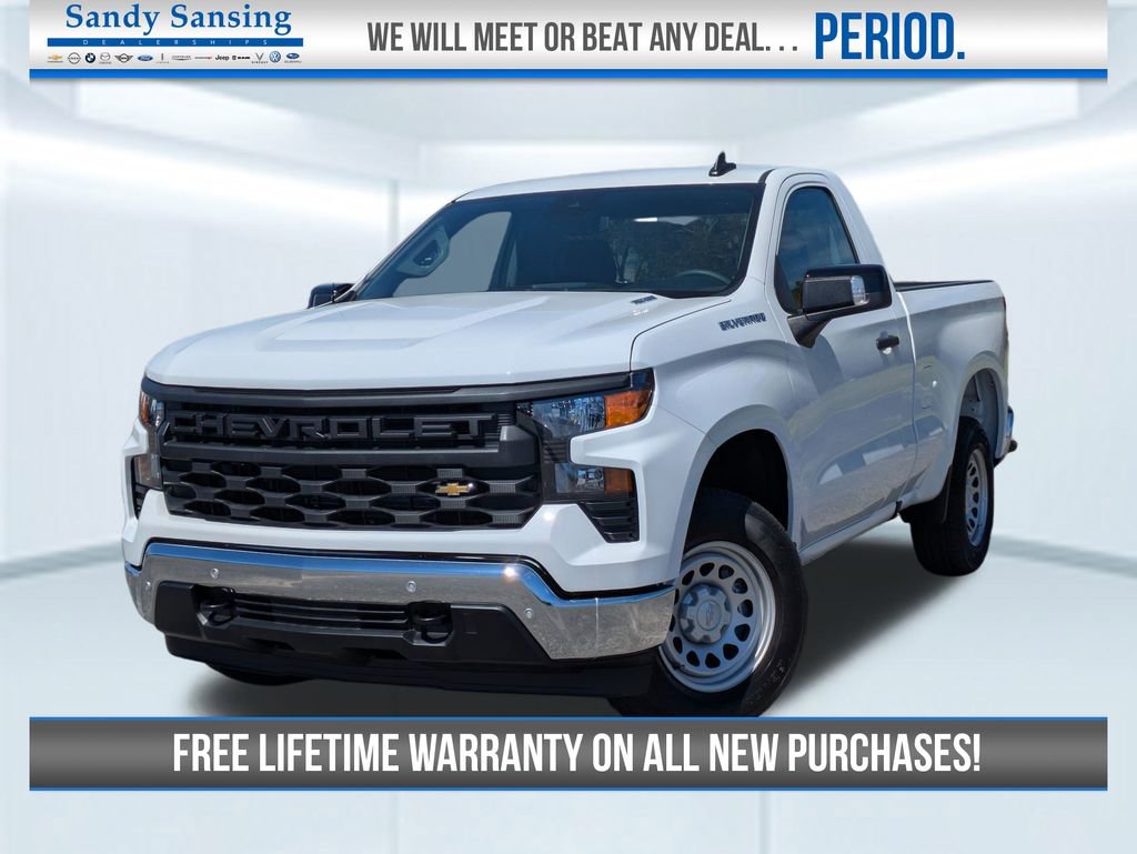 New 2025 Chevrolet Silverado 1500 W/T w/ WT Safety Package